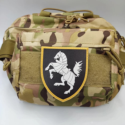 Шеврон ПВХ ЗСУ 1-ша танкова сіверська бригада ОК Північ– Мілітарист - зображення 2