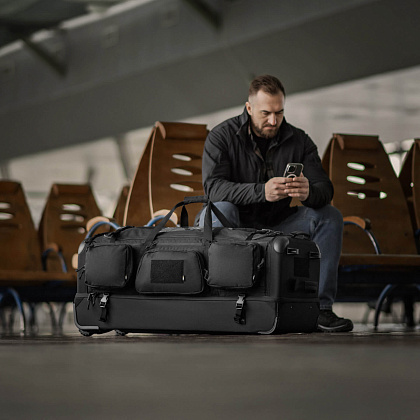 M-Tac сумка транспортна 185л Black– Мілітарист - зображення 43