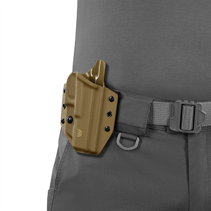 ATA Gear кобура модель Hit Factor ver.1 для Glock - 17/22/47 Coyote Brown правша– Милитарист - фото 9