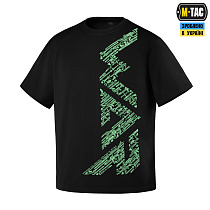 M-Tac футболка WAR Cotton Hard Black/Mint– Мілітарист