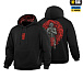 M-Tac кофта Hoodie Один в полі воїн Oversize Hard Black– Милитарист - миниатюра 1