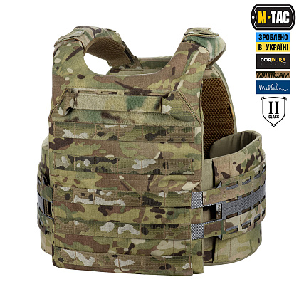 M-Tac плитоноска Cuirass Tiger Elite 2 класс защиты (размер плиты M) Multicam– Милитарист - фото 4