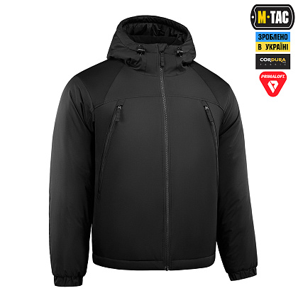 M-Tac куртка зимова Alpha Basic Primaloft Black– Мілітарист - зображення 3