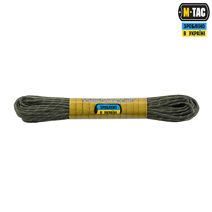 M-Tac паракорд 475 Ranger Green Reflective 15м– Мілітарист - зображення 2
