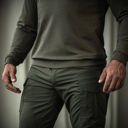 M-Tac свитшот Born by Revolution Ranger Green– Милитарист - фото 12