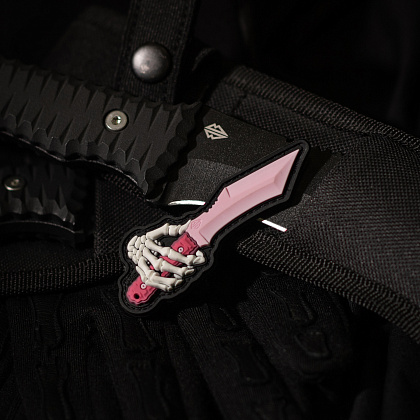 M-Tac нашивка Skeleton Knife PVC Pink– Милитарист - фото 12