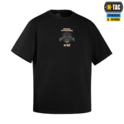 M-Tac футболка Drones Adventures Cotton Hard Black– Мілітарист - зображення 4