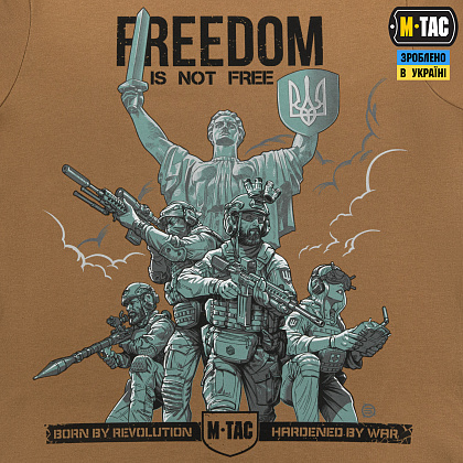 M-Tac футболка Freedom Coyote Brown– Мілітарист - зображення 5