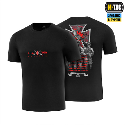 M-Tac футболка Лицарський хрест back Black– Мілітарист - зображення 1