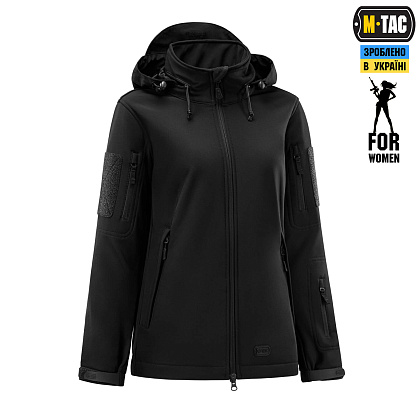 M-Tac куртка Soft Shell Lady Black– Мілітарист - зображення 3