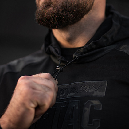 M-Tac кофта Hoodie Combat Black Edition Black Multicam– Милитарист - фото 21