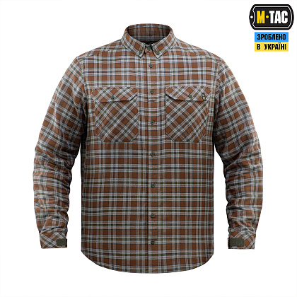 M-Tac сорочка Lumberjack Cotton Shirt Brown/Grey– Мілітарист - зображення 2