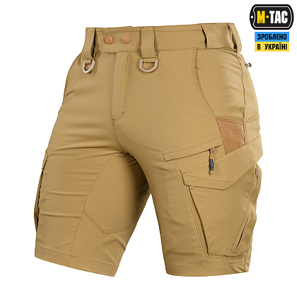 M-Tac шорти Aggressor Summer Flex Coyote– Мілітарист - зображення 1