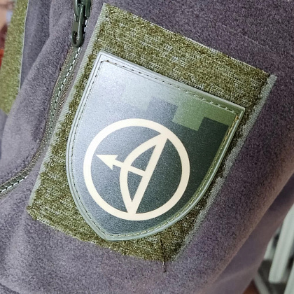 Нашивка ПВХ ТрО 112 бригади ЗСУ Київ польовий– Милитарист - фото 3