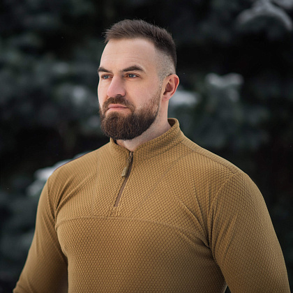 M-Tac термосорочка фліс Delta Level 2 Hex Coyote– Мілітарист - зображення 13