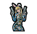 Нашивка Tactical girl Playboy Якудза PVC– Мілітарист