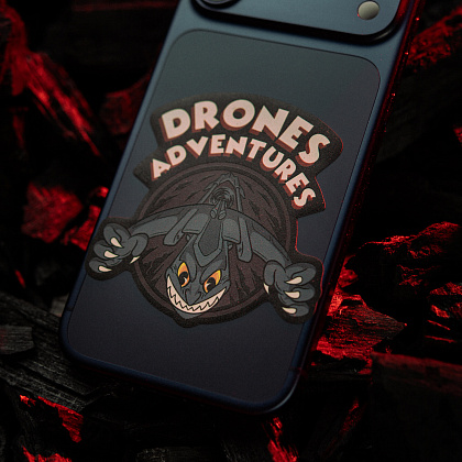 M-Tac наклейки Drones Adventures Sticker Pack Black– Милитарист - фото 12