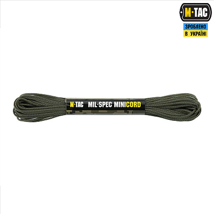 M-Tac паракорд Minicord Mil-Spec 15m Ranger Green– Мілітарист - зображення 1