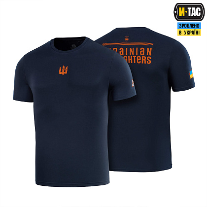 M-Tac футболка Ukrainian Firefighters Dark Navy Blue– Мілітарист - зображення 1