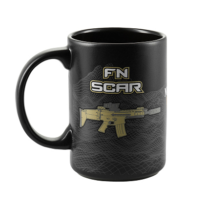 Military Black Coffee Company чашка FN SCAR– Милитарист - фото 3