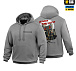 M-Tac кофта Hoodie My Home is my Castle Oversize Hard Light Grey– Мілітарист - мініатюра 1