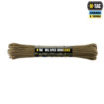 M-Tac паракорд Minicord Mil-Spec 30m Coyote Reflective– Мілітарист