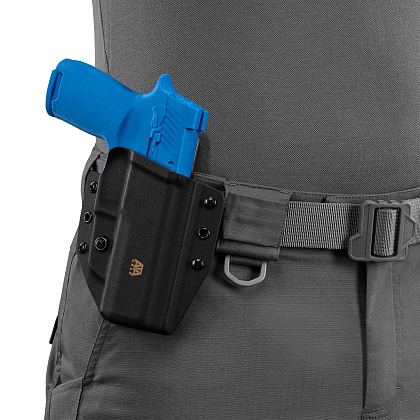 ATA Gear кобура модель Hit Factor ver.1 для зброї SiG P320 (full-size) Black правша– Мілітарист - зображення 8