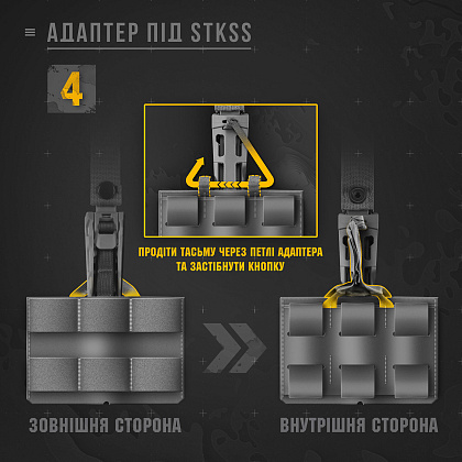 M-Tac адаптер для пояса під систему STKSS Multicam– Мілітарист - зображення 19