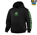 M-Tac кофта Hoodie Пліч-о-пліч Oversize Hard Black– Милитарист - миниатюра 2