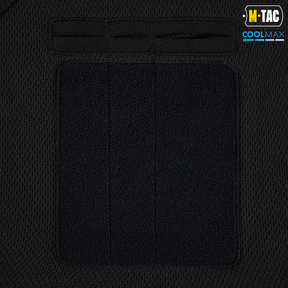 M-Tac поло Elite Tactical Coolmax Black/Dark Navy Blue– Мілітарист - зображення 8
