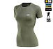 M-Tac футболка Ultra Light Polartec Lady Army Olive– Милитарист - миниатюра 1