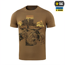 M-Tac футболка EVAC Coyote Brown– Мілітарист