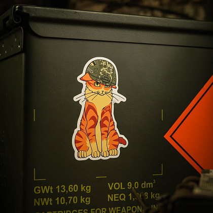 M-Tac наклейка Orange Cat– Милитарист - фото 6