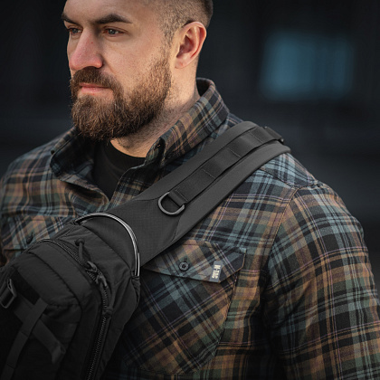 M-Tac сумка Sling Civilian Lite-NR Black– Милитарист - фото 35