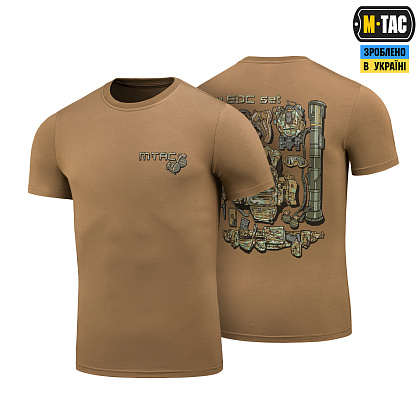 M-Tac футболка My EDC Coyote Brown– Мілітарист - зображення 1