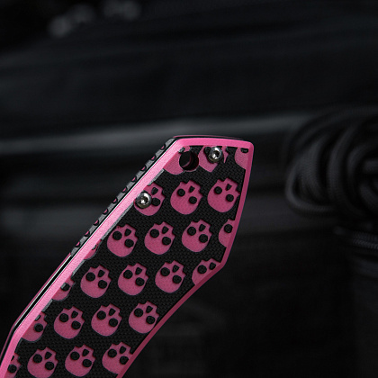 M-Tac ніж складний Type 12 Skull Black/Pink/Steel– Мілітарист - зображення 13