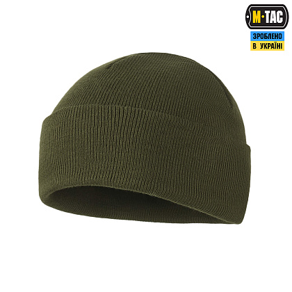 M-Tac шапка тонкая вязка 100% акрил Olive– Милитарист - фото 4