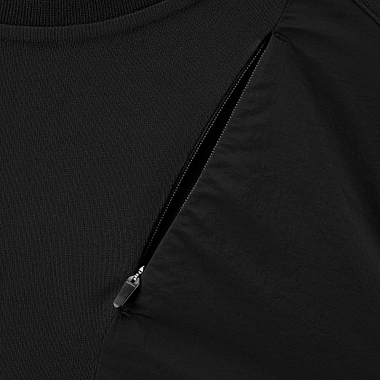 Phantom Project/M-Tac футболка Long Zipper combo Cotton Nylon Black– Мілітарист - зображення 8