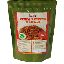 Макро Гречка с курицей и овощами (реторт-пакет) 350г– Милитарист