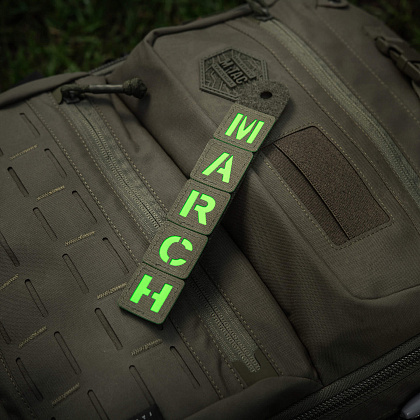 M-Tac нашивка MARCH Ranger Green/Green/GID– Мілітарист - зображення 9
