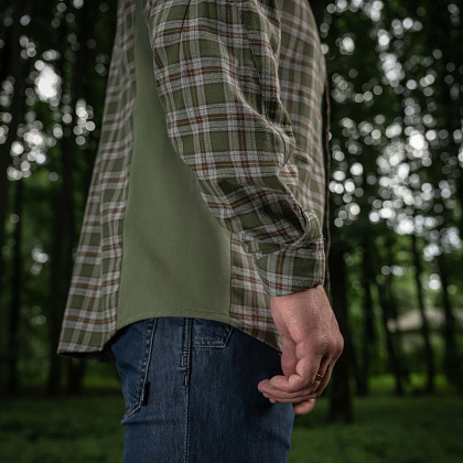 M-Tac рубашка Tactical Cotton Shirt Olive/Grey– Милитарист - фото 14