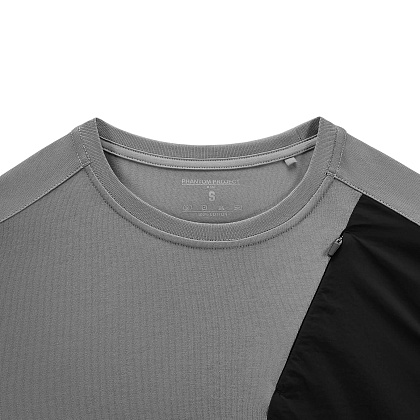 Phantom Project/M-Tac футболка Long Zipper combo Cotton Nylon Light Grey– Мілітарист - зображення 5