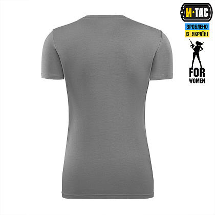 M-Tac футболка 93/7 Lady Light Grey - зображення 4 M-Tac футболка 93/7 Lady Light Grey– Мілітарист - зображення 4
