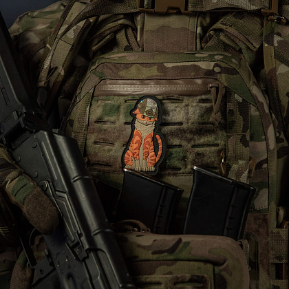 M-Tac нашивка Orange Cat PVC (MC cover)– Мілітарист - зображення 2