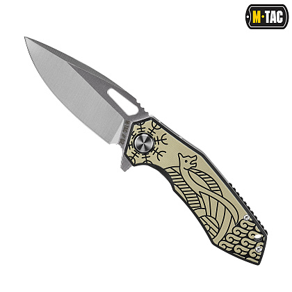 M-Tac ніж складний Type 12 Scandinavian Black/Sand– Мілітарист - зображення 2