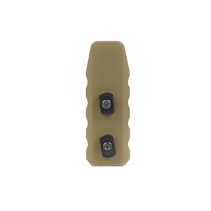Крук Рейка Пікатінні на 4 слоти із кріпленням стандарту  M-Lok Coyote Tan (9004)– Милитарист - фото 2