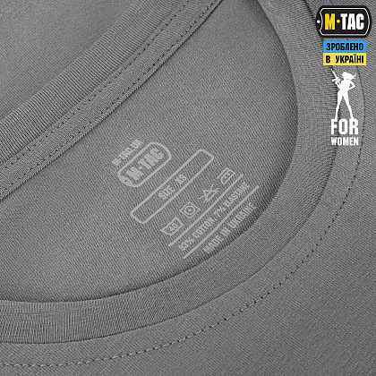 M-Tac футболка 93/7 Lady Light Grey - зображення 5 M-Tac футболка 93/7 Lady Light Grey– Мілітарист - зображення 5