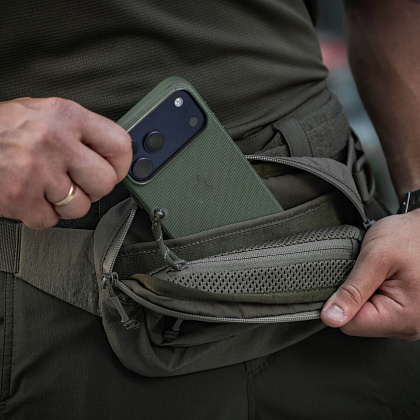 M-Tac сумка City Waist Bag с липучкой Lite-C Elite Ranger Green– Милитарист - фото 19