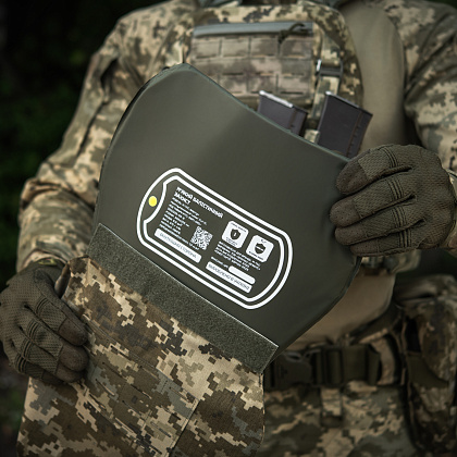 M-Tac фартук противоосколочный с баллистическим пакетом 1 класс (BRONYX) Laser Cut XL MM14– Милитарист - фото 23