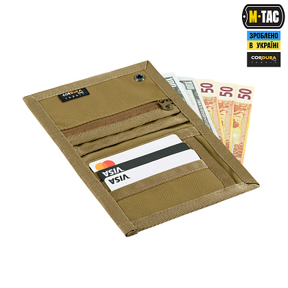 M-Tac гаманець Tactical Wallet Elite Coyote– Мілітарист - зображення 4